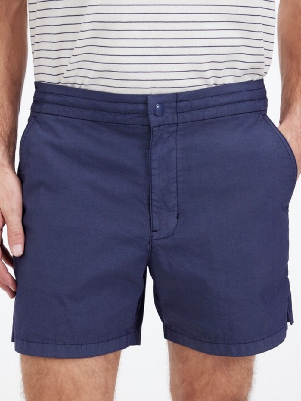 Madewell 5.5" Weekend Short Night Indigo Navy Comfy Casual Stretch